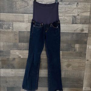 Sexy Bootcut Gap Maternity Dark Blue Jeans